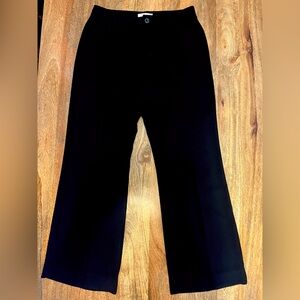Black CAbi straight leg pants size 8